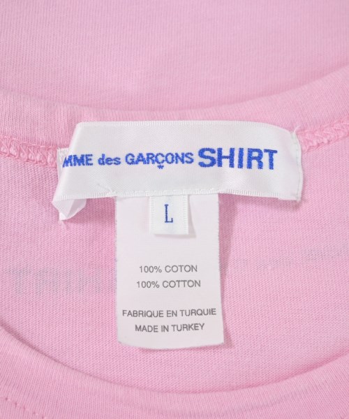 COMME des GARCONS SHIRT（コムデギャルソンシャツ）Tシャツ・カットソー ピンク サイズ:L メンズ/2200669858082