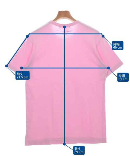 COMME des GARCONS SHIRT（コムデギャルソンシャツ）Tシャツ・カットソー ピンク サイズ:L メンズ/2200669858082
