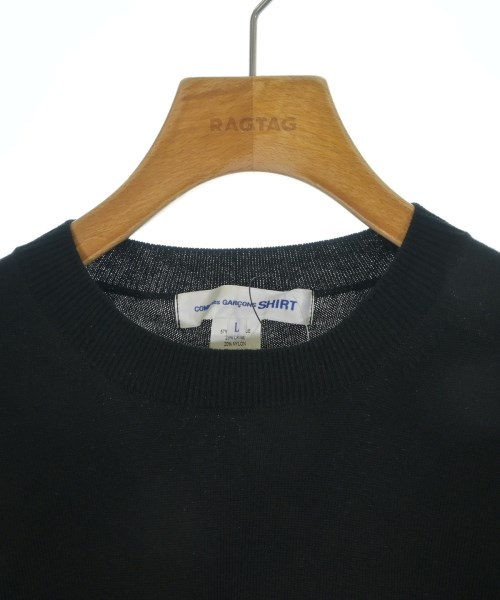 COMME des GARCONS SHIRT（コムデギャルソンシャツ）ニット・セーター 黒 サイズ:L メンズ/2200669920055