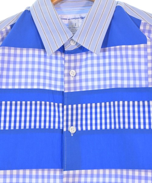 COMME des GARCONS SHIRT（コムデギャルソンシャツ）カジュアルシャツ 青 サイズ:S メンズ/2200670047048