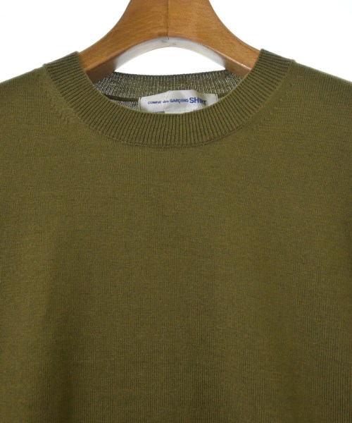 COMME des GARCONS SHIRT（コムデギャルソンシャツ）ニット・セーター カーキ サイズ:L メンズ/2200665853074