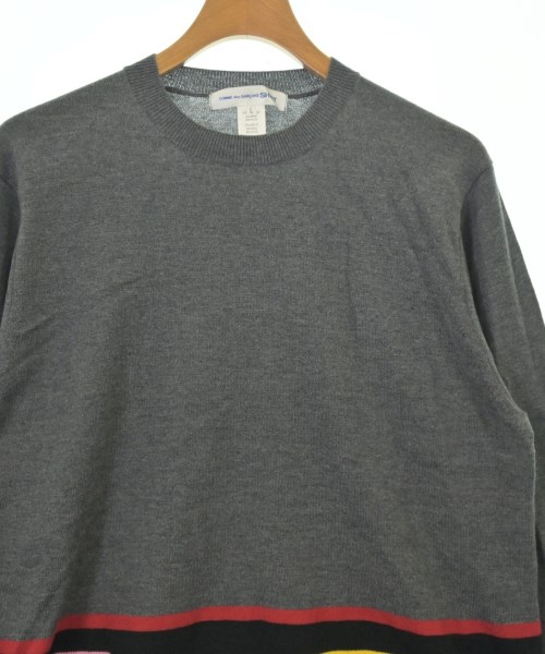 COMME des GARCONS SHIRT（コムデギャルソンシャツ）ニット・セーター グレー サイズ:L メンズ/2200669050288