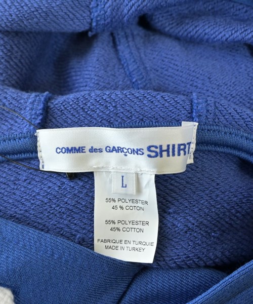 COMME des GARCONS SHIRT（コムデギャルソンシャツ）パーカー 青 サイズ:L メンズ/2200669037043