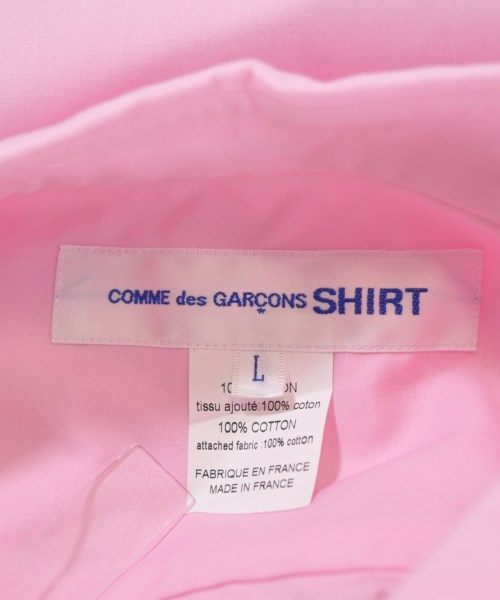 COMME des GARCONS SHIRT（コムデギャルソンシャツ）カジュアルシャツ ピンク サイズ:L メンズ/2200669898170