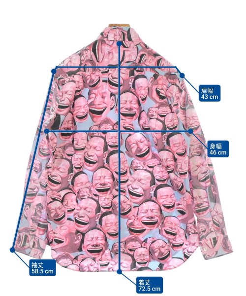 COMME des GARCONS SHIRT（コムデギャルソンシャツ）カジュアルシャツ ピンク サイズ:XS メンズ/2200670749041