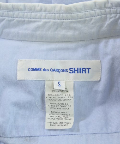COMME des GARCONS SHIRT（コムデギャルソンシャツ）カジュアルシャツ 青 サイズ:S メンズ/2200670816033