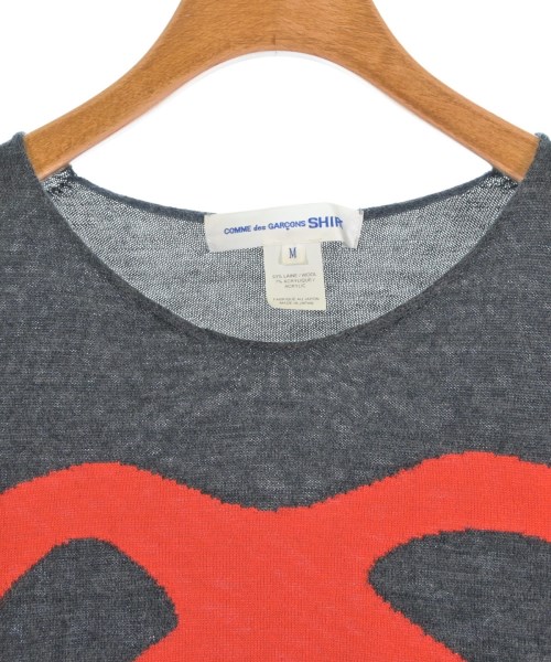 COMME des GARCONS SHIRT（コムデギャルソンシャツ）ニット・セーター グレー サイズ:M メンズ/2200670816057