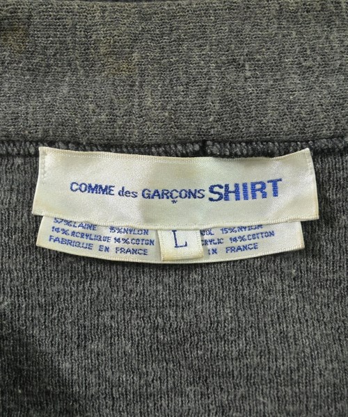 COMME des GARCONS SHIRT（コムデギャルソンシャツ）カーディガン グレー サイズ:L メンズ/2200671170042
