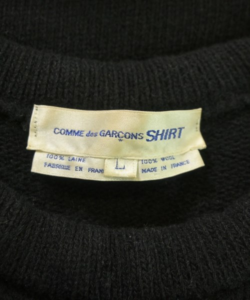 COMME des GARCONS SHIRT（コムデギャルソンシャツ）ニット・セーター 黒 サイズ:L メンズ/2200671196011