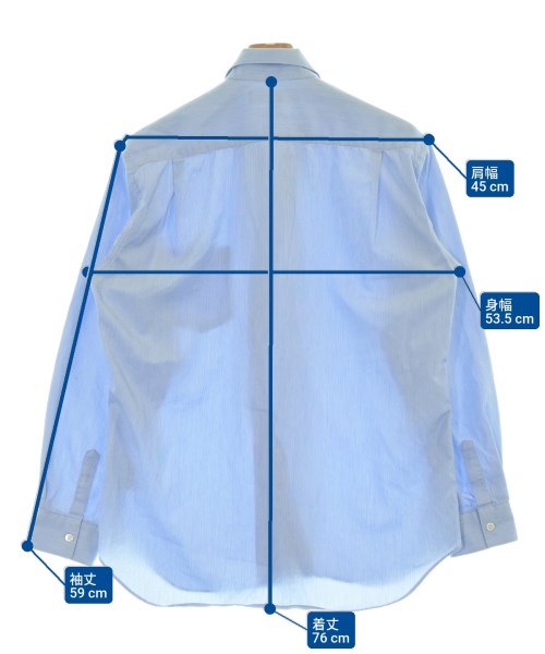 COMME des GARCONS SHIRT（コムデギャルソンシャツ）カジュアルシャツ 青 サイズ:M メンズ/2200671280031