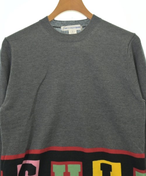 COMME des GARCONS SHIRT（コムデギャルソンシャツ）ニット・セーター グレー サイズ:S メンズ/2200670897254