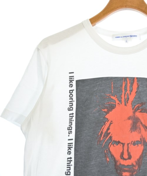 COMME des GARCONS SHIRT（コムデギャルソンシャツ）Tシャツ・カットソー 白 サイズ:L メンズ/2200729902021