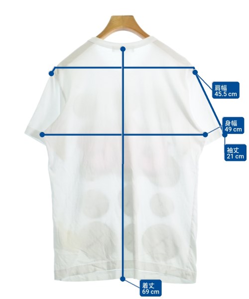 COMME des GARCONS SHIRT（コムデギャルソンシャツ）Tシャツ・カットソー 白 サイズ:L メンズ/2200729902038