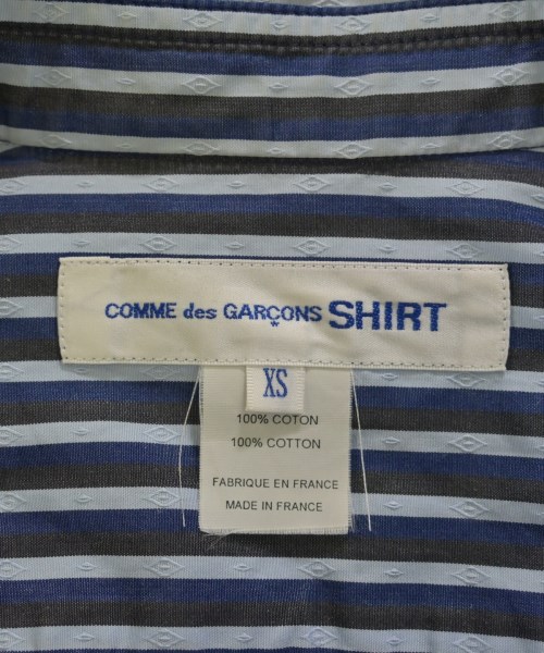 COMME des GARCONS SHIRT（コムデギャルソンシャツ）カジュアルシャツ 青 サイズ:XS メンズ/2200729996051