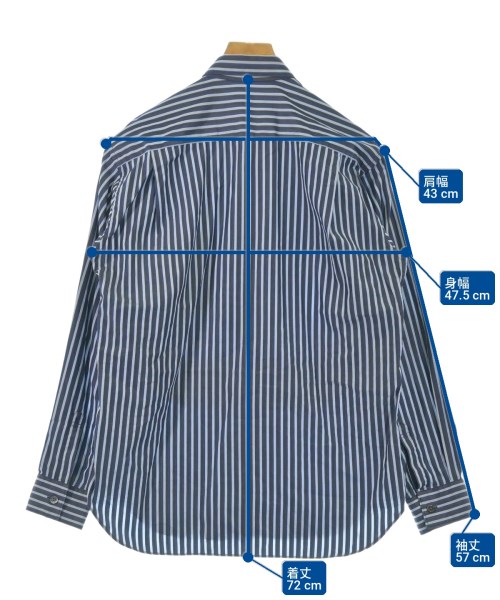 COMME des GARCONS SHIRT（コムデギャルソンシャツ）カジュアルシャツ 青 サイズ:XS メンズ/2200729996051