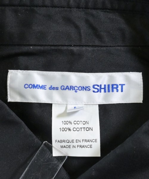 COMME des GARCONS SHIRT（コムデギャルソンシャツ）カジュアルシャツ 黒 サイズ:L メンズ/2200730816010