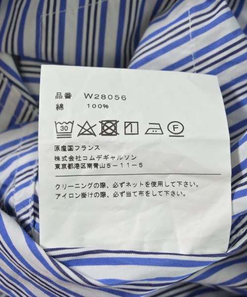 COMME des GARCONS SHIRT（コムデギャルソンシャツ）カジュアルシャツ 青 サイズ:XS メンズ/2200731130078