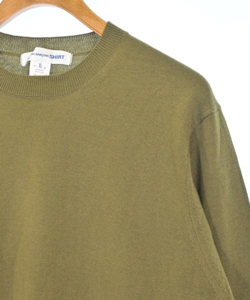COMME des GARCONS SHIRT（コムデギャルソンシャツ）ニット・セーター カーキ サイズ:XL メンズ/2200731151011