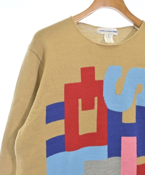 COMME des GARCONS SHIRT（コムデギャルソンシャツ）ニット・セーター ベージュ サイズ:L メンズ/2200731151042