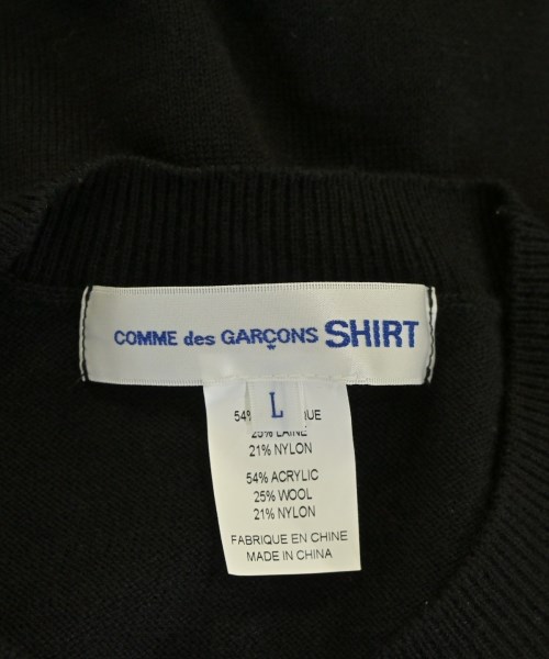 COMME des GARCONS SHIRT（コムデギャルソンシャツ）ニット・セーター 黒 サイズ:L メンズ/2200731151059