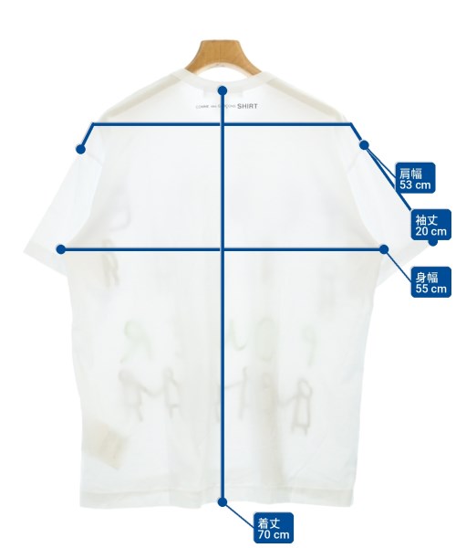 COMME des GARCONS SHIRT（コムデギャルソンシャツ）Tシャツ・カットソー 白 サイズ:XS メンズ/2200730840992