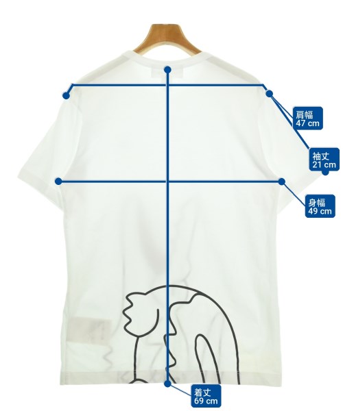 COMME des GARCONS SHIRT（コムデギャルソンシャツ）Tシャツ・カットソー 白 サイズ:L メンズ/2200732988012