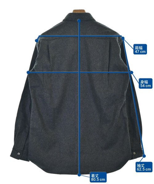 COMME des GARCONS SHIRT（コムデギャルソンシャツ）カジュアルシャツ グレー サイズ:M メンズ/2200734510020