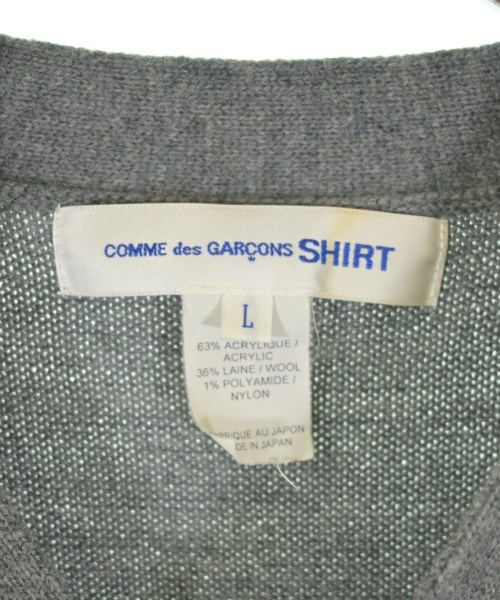 COMME des GARCONS SHIRT（コムデギャルソンシャツ）カーディガン グレー サイズ:L メンズ/2200721544083