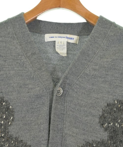 COMME des GARCONS SHIRT（コムデギャルソンシャツ）カーディガン グレー サイズ:L メンズ/2200721544083