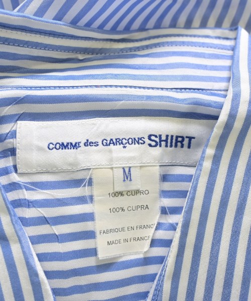 COMME des GARCONS SHIRT（コムデギャルソンシャツ）カジュアルシャツ 青 サイズ:M メンズ/2200719814112