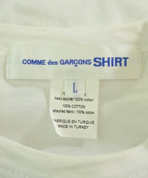 COMME des GARCONS SHIRT（コムデギャルソンシャツ）Tシャツ・カットソー 白 サイズ:L メンズ/2200719814174