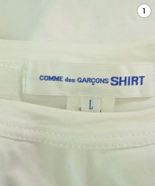 COMME des GARCONS SHIRT（コムデギャルソンシャツ）Tシャツ・カットソー 白 サイズ:L メンズ/2200719814174