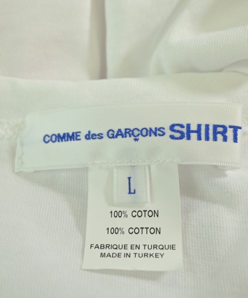 COMME des GARCONS SHIRT（コムデギャルソンシャツ）Tシャツ・カットソー 白 サイズ:L メンズ/2200719814198