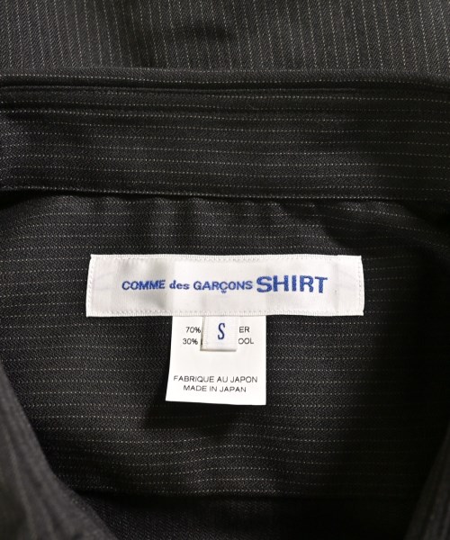 COMME des GARCONS SHIRT（コムデギャルソンシャツ）カジュアルシャツ 黒 サイズ:S メンズ/2200720220087