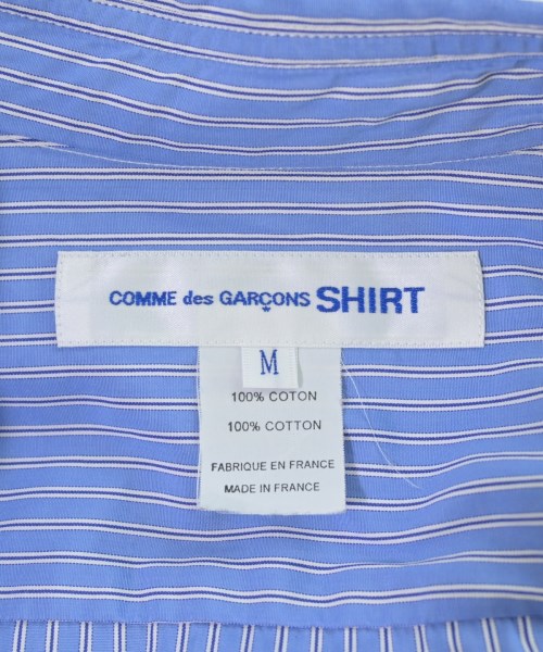COMME des GARCONS SHIRT（コムデギャルソンシャツ）カジュアルシャツ 青 サイズ:M メンズ/2200720352023