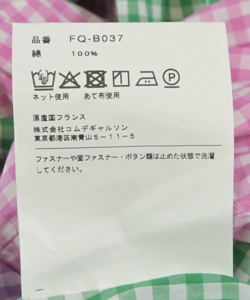 COMME des GARCONS SHIRT（コムデギャルソンシャツ）カジュアルシャツ その他（柄物・カラフル） サイズ:M メンズ/2200720383041