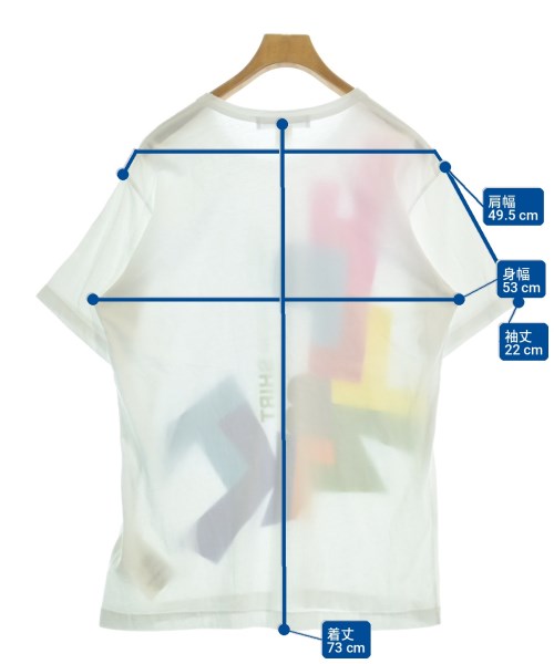 COMME des GARCONS SHIRT（コムデギャルソンシャツ）Tシャツ・カットソー 白 サイズ:XL メンズ/2200717137114