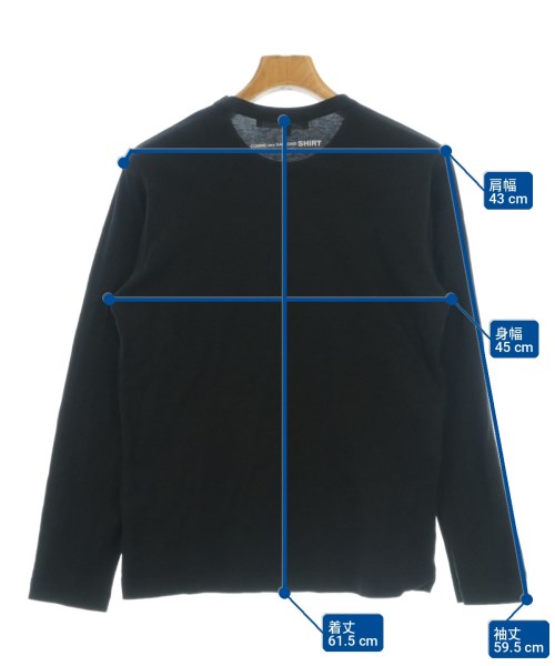 COMME des GARCONS SHIRT（コムデギャルソンシャツ）Tシャツ・カットソー 黒 サイズ:S メンズ/2200721089027