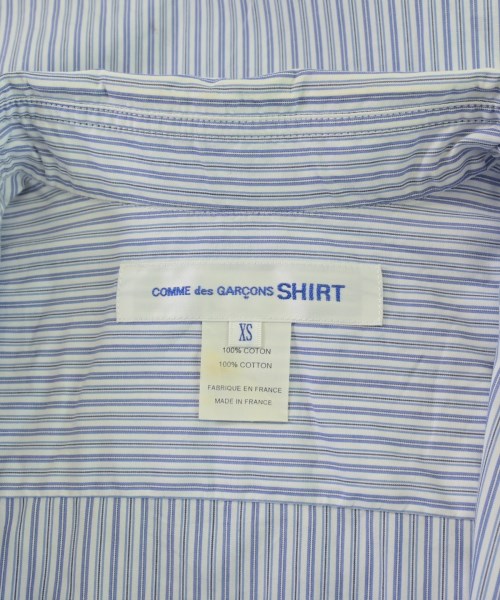 COMME des GARCONS SHIRT（コムデギャルソンシャツ）カジュアルシャツ 青 サイズ:XS メンズ/2200721167046