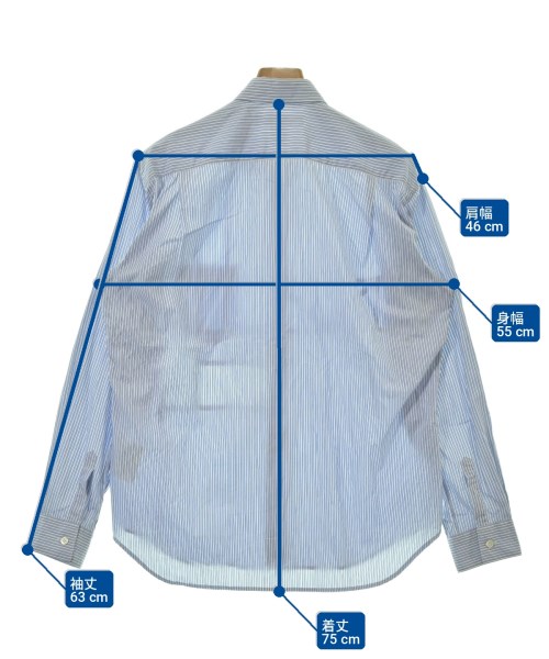 COMME des GARCONS SHIRT（コムデギャルソンシャツ）カジュアルシャツ 青 サイズ:M メンズ/2200717399024