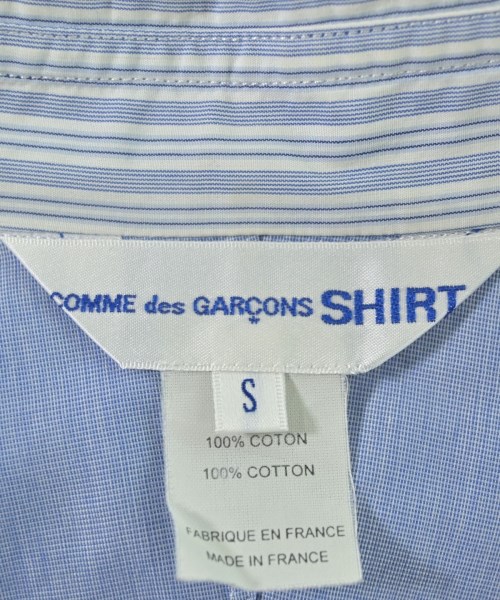 COMME des GARCONS SHIRT（コムデギャルソンシャツ）カジュアルシャツ 青 サイズ:S メンズ/2200717399031