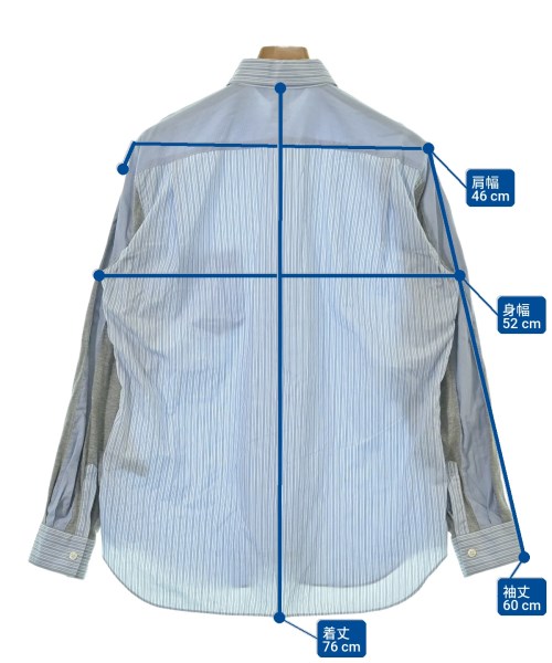 COMME des GARCONS SHIRT（コムデギャルソンシャツ）カジュアルシャツ 青 サイズ:S メンズ/2200717399031