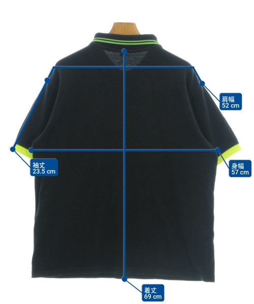 COMME des GARCONS SHIRT（コムデギャルソンシャツ）ポロシャツ 黒 サイズ:XL メンズ/2200722050019