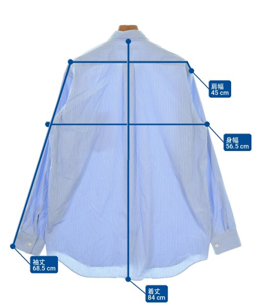 COMME des GARCONS SHIRT（コムデギャルソンシャツ）カジュアルシャツ 青 サイズ:L メンズ/2200722874028