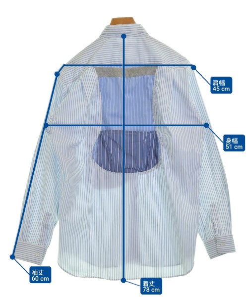 COMME des GARCONS SHIRT（コムデギャルソンシャツ）カジュアルシャツ 白 サイズ:M メンズ/2200723104025