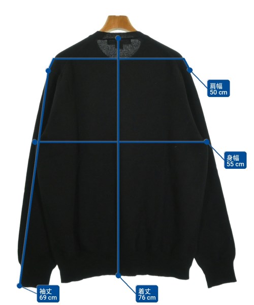 COMME des GARCONS SHIRT（コムデギャルソンシャツ）ニット・セーター 黒 サイズ:S メンズ/2200723104049