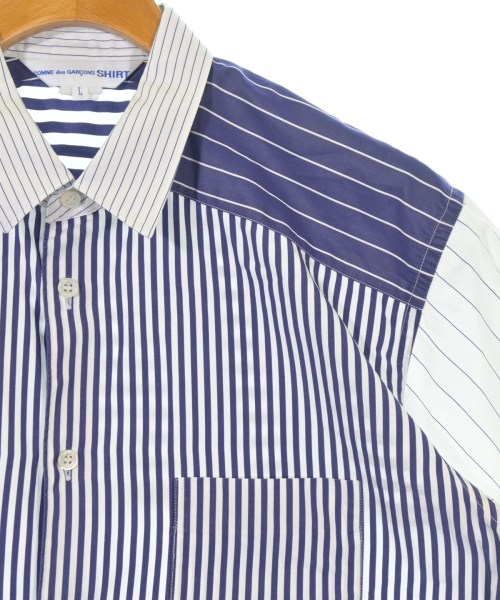 COMME des GARCONS SHIRT（コムデギャルソンシャツ）カジュアルシャツ 白 サイズ:L メンズ/2200723230021