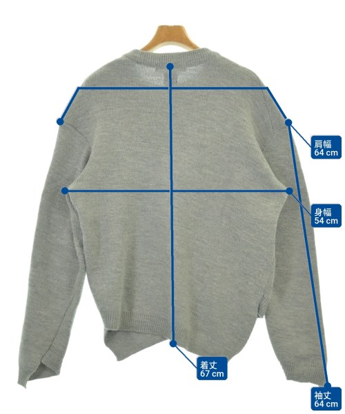 COMME des GARCONS SHIRT（コムデギャルソンシャツ）ニット・セーター グレー サイズ:L メンズ/2200723072072