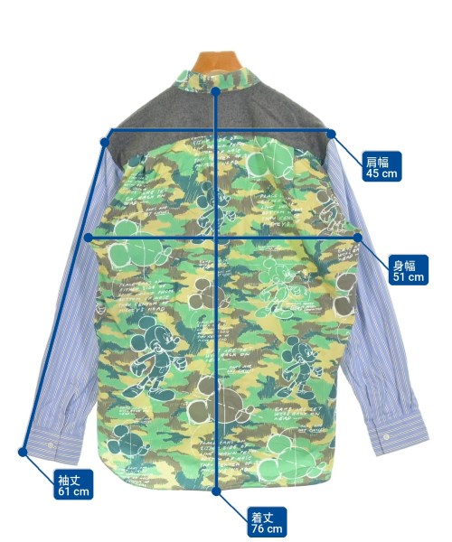 COMME des GARCONS SHIRT（コムデギャルソンシャツ）カジュアルシャツ 緑 サイズ:M メンズ/2200723929123