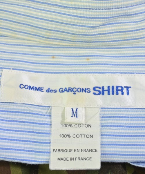COMME des GARCONS SHIRT（コムデギャルソンシャツ）カジュアルシャツ 青 サイズ:M メンズ/2200720473070